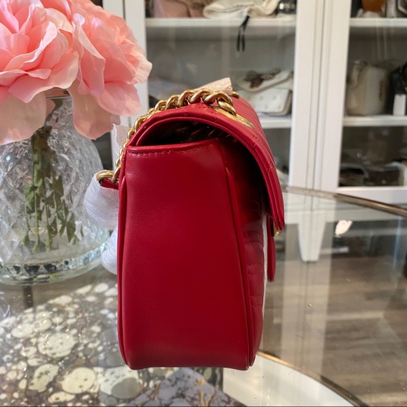 New Gucci small marmont flap red gold - Picture 2 of 9